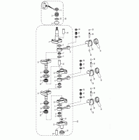 CRANKSHAFT & PISTON - 2 Strock for T60A
